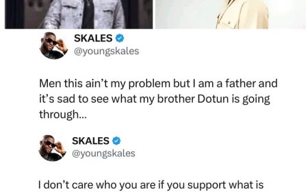 Singer Skales Speaks Out on Dotun's Custody Battle: "You Are Evil If You Support This"