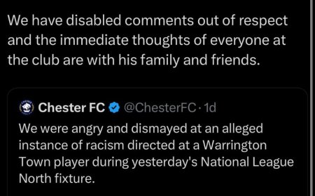 Chester FC Fan Found Dead After Alleged Racist Incident at Match