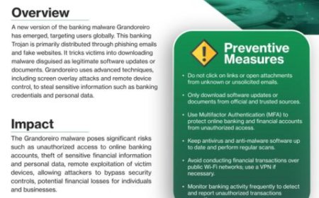 NITDA Issues Warning About Grandoreiro Banking Malware Threat