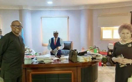 Peter Obi Visits Afe Babalola Regarding Farotimi's Defamation Case