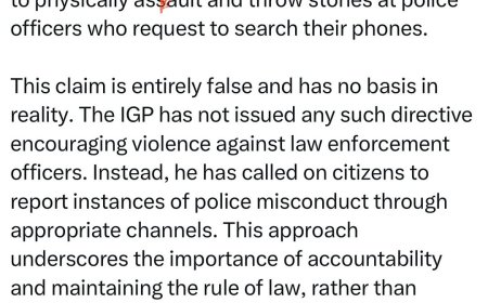 The Inspector General of Police (IGP) has clarified that there was never an order for Nigerians to beat or attack police officers during stop-and-search operations.