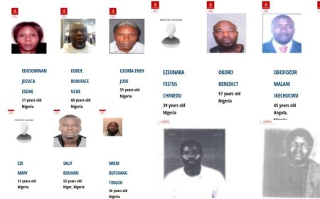 INTERPOL Declares 14 Nigerian Nationals Wanted for Human and Drug Trafficking