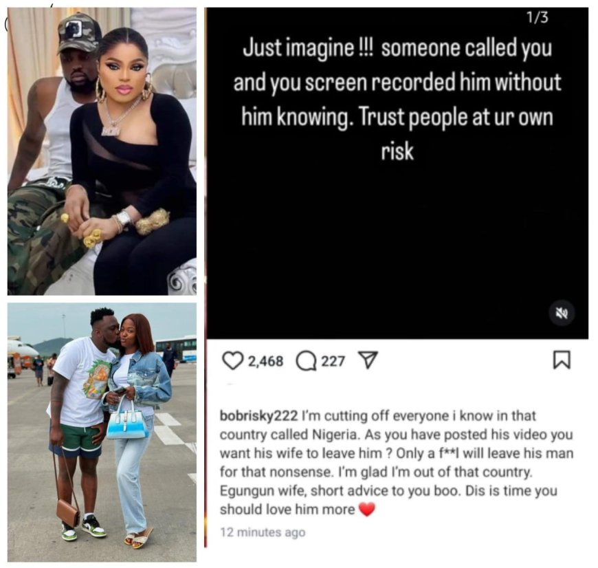 Bobrisky Criticizes Mystery Woman in Egungun Video Leak Controversy