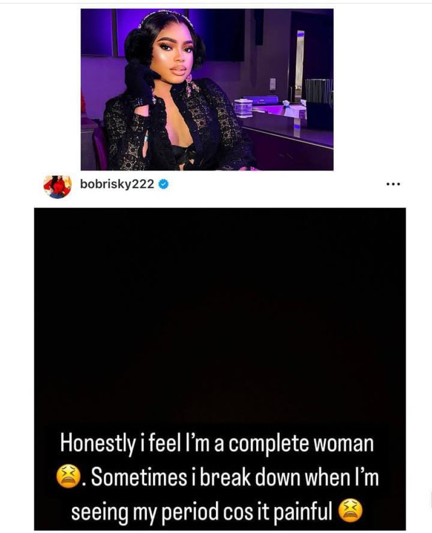 " i feel l'm a complete woman..." -Bobrisky