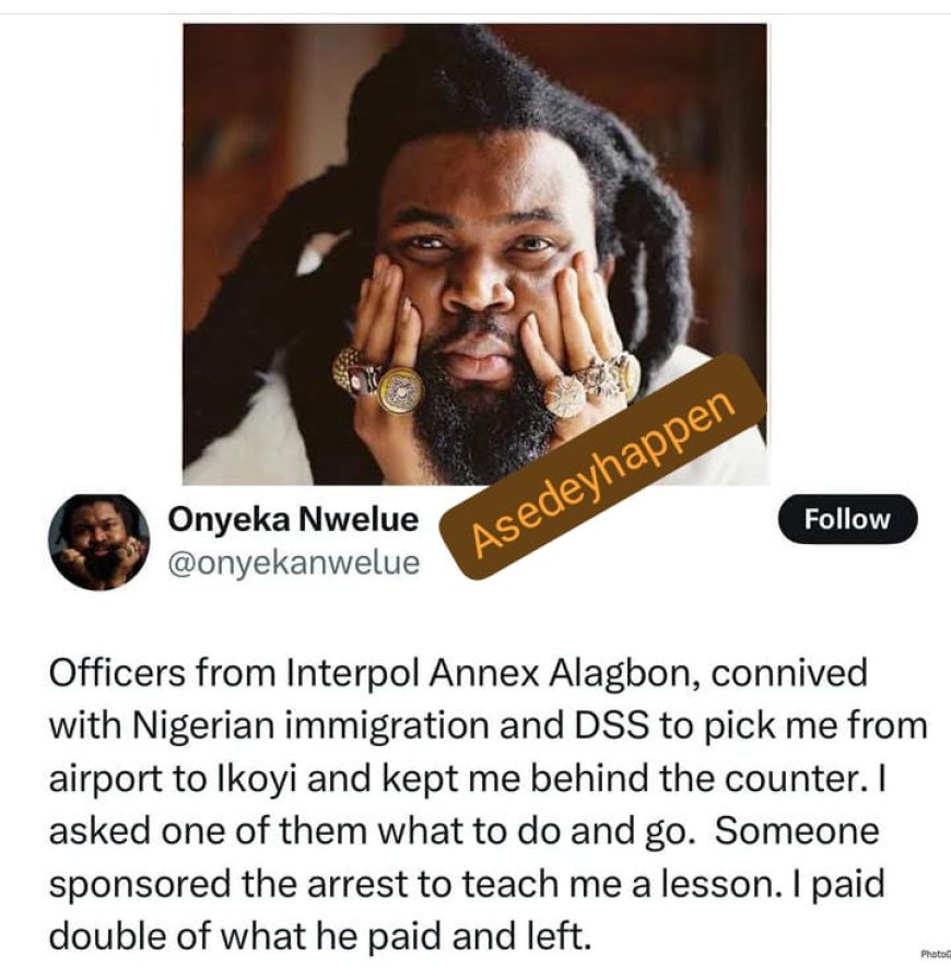 Nigerian writer and filmmaker Onyeka Nwelue recently faced a harrowing situation when he was targeted by a group of men attempting to abduct him at the airport.