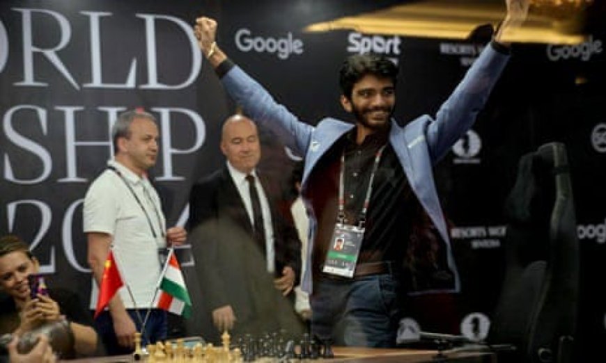 Gukesh Dommaraju Becomes Youngest-Ever World Chess Champion at 18