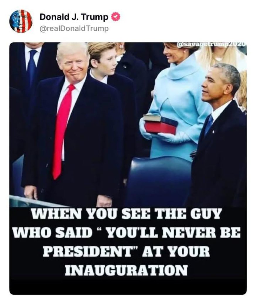 On Christmas Day, incoming President Donald Trump stirred controversy by taking a jab at Barack Obama during a social media post.