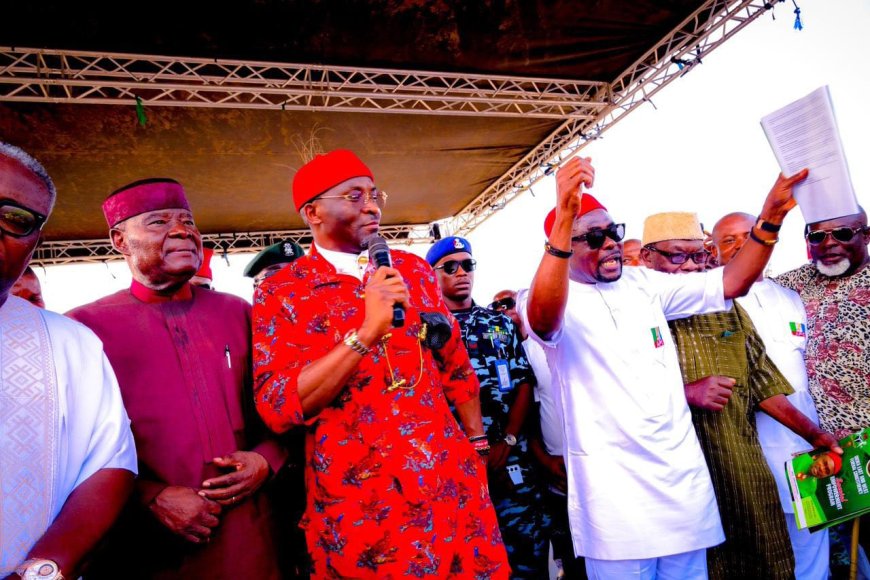 Deputy Speaker Benjamin Kalu Welcomes Over 3,000 New Members to APC in Abia State