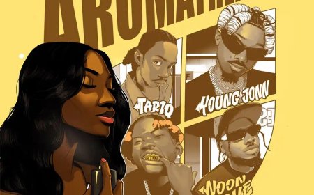 Listen and download the song "Aromatherapy" by Chocolate City featuring Young Jonn, TAR1Q, Noon Dave, and Major AJ in MP3 format, complete with lyrics below.