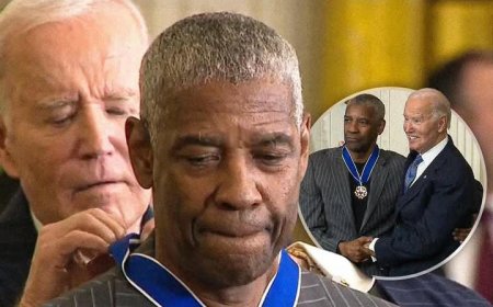 Denzel Washington Awarded Presidential Medal of Freedom