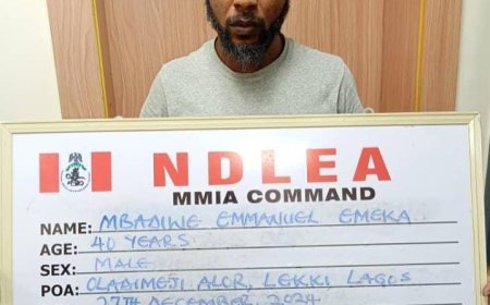 Popular Lagos Fabric Merchant Arrested for Drug Trafficking