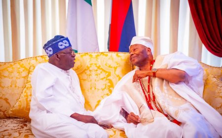 President Tinubu Hosts Awujale of Ijebuland in Lagos