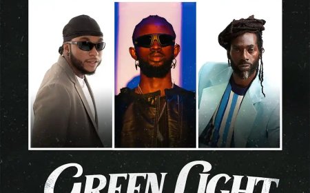 Listen and download the song "Green Light" by DJ Kaywise featuring Black Sherif and Buju Banton below.