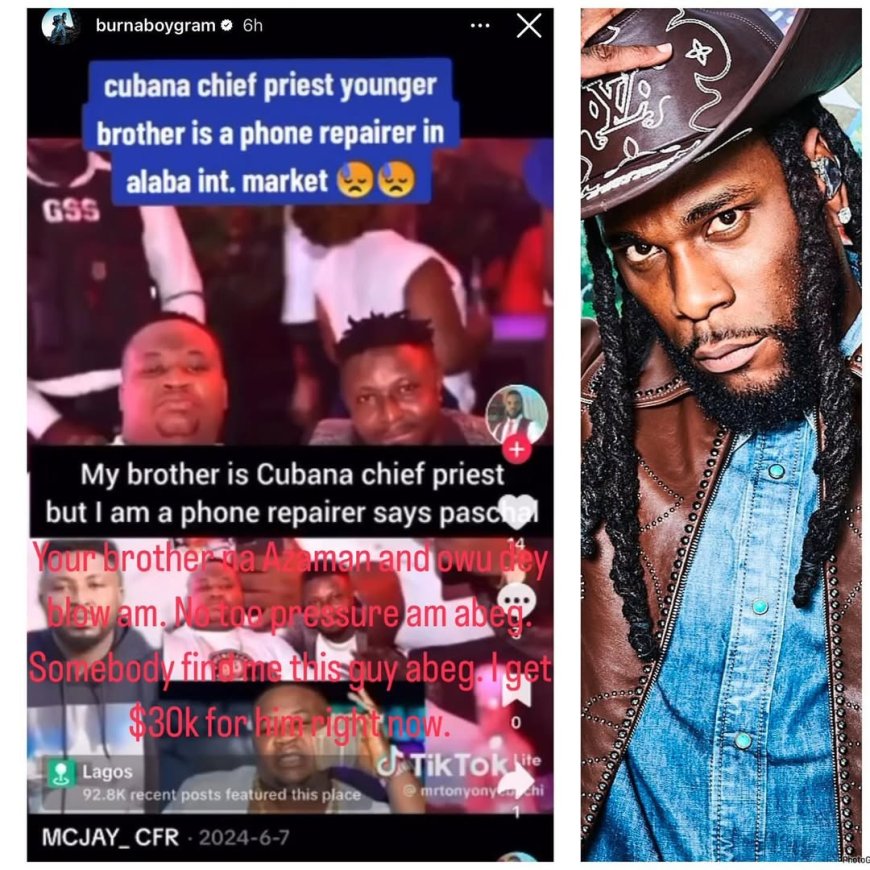 Cubana Chiefpriest Remembers Burna Boy's Early Days with Throwback Videos