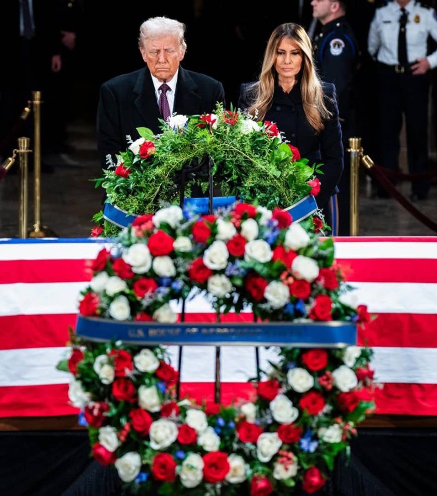 Former U.S. President Jimmy Carter was celebrated at his state funeral, where he was remembered with the words, "He waged peace with love and respect.