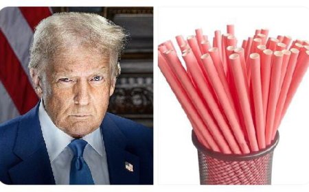 Donald Trump Announces Executive Order to End Paper Straws