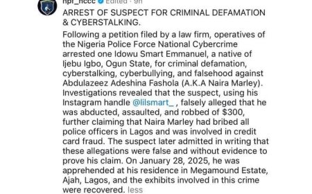 Police Arrest Singer Lilsmart for Alleged Defamation and Cyber Crimes Against Naira Marley