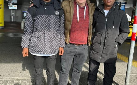 Two Players from Burna Boy’s Football Academy Headed for Trials in Europe