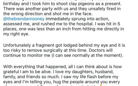 Christy Carlson Romano Shot in the Face While Shooting Clay Pigeons