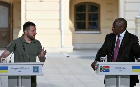 President Ramaphosa Invites Ukrainian President Zelenskyy for State Visit