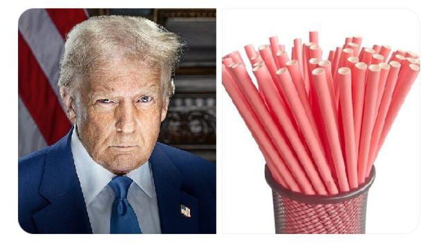 Donald Trump Announces Executive Order to End Paper Straws