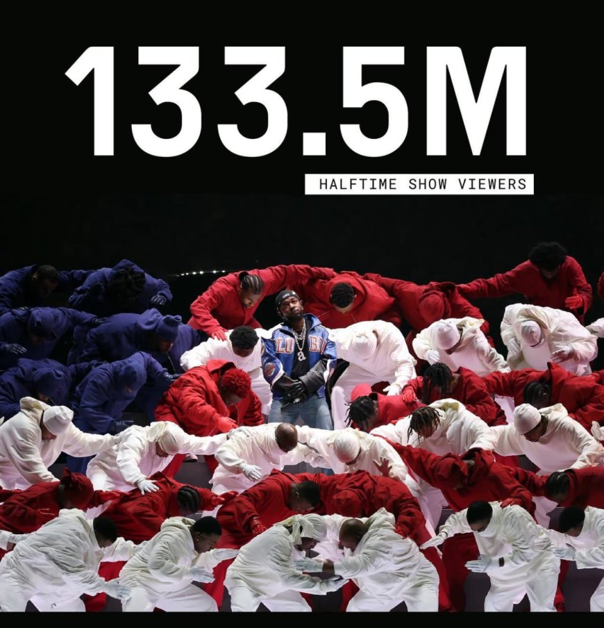 Kendrick Lamar's Super Bowl LIX Halftime Show Sets New Viewership Record