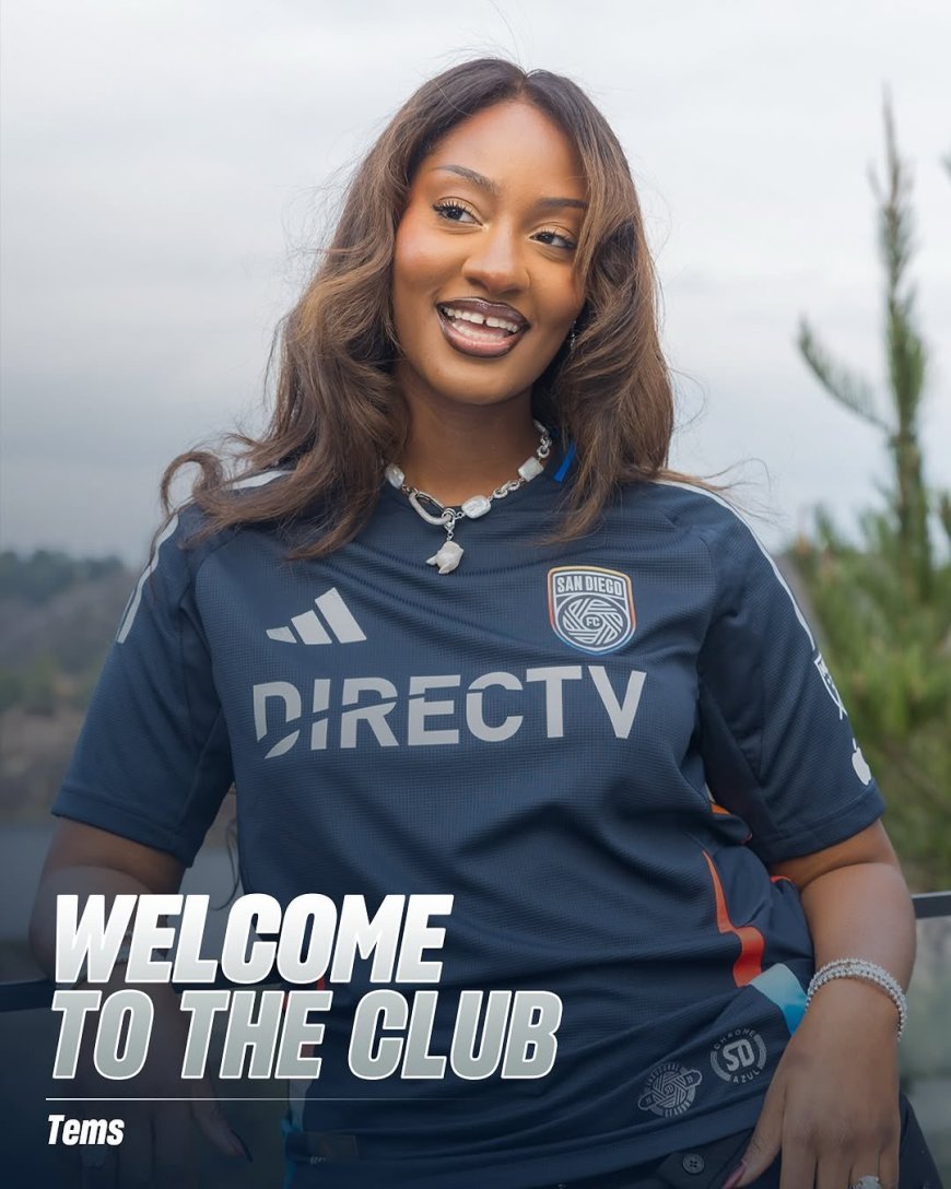 Tems Becomes First African Woman in MLS Ownership as She Joins San Diego FC