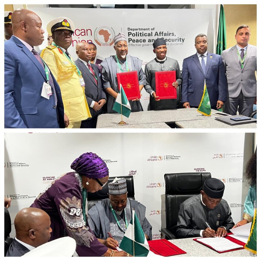 Nigeria Signs MoU with African Union for Strategic Sealift Services