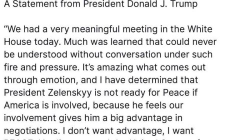 Statement from President Donald J. Trump