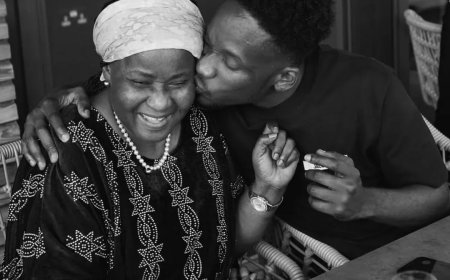 “You Were My Greatest Protector” — Mr Eazi Mourns the Passing of His Mother, Ifeoma Edith Ajibade