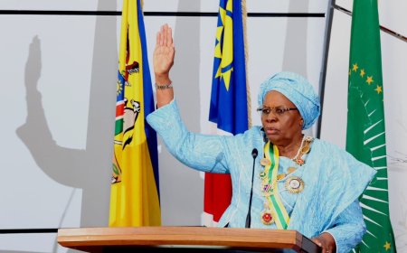 Namibia Swears in First Female President, Nandi-Ndaitwah