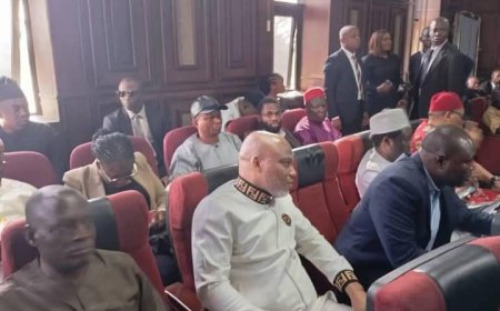 Nnamdi Kanu Apologizes for Verbal Attacks on Court and Lawyers