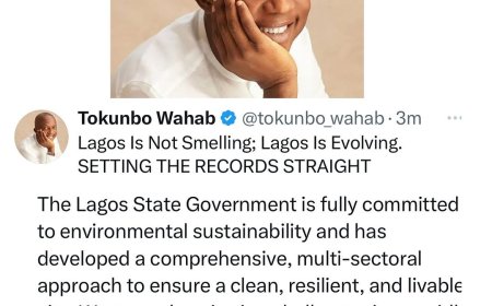 Lagos State Government Denies Claims That the City "Smells," Calls It an Evolving Megacity