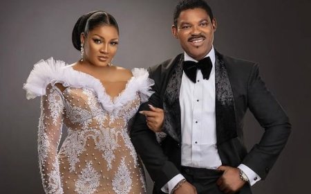 Omotola Jalade-Ekeinde and Husband Celebrate 29th Wedding Anniversary and His Birthday