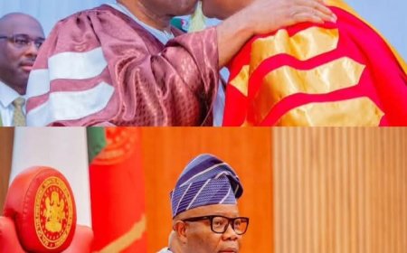Senate President Akpabio Celebrates Wife as She Earns Doctorate Degree