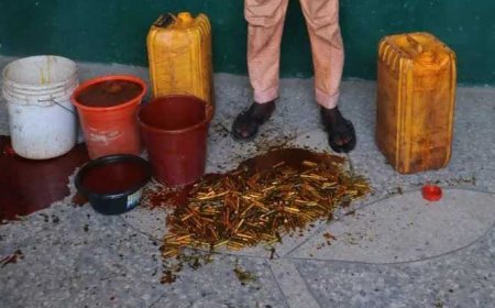 FCT Police Intercept 488 AK-47 Rounds Hidden in Palm Oil Jerrycans, Arrest Suspec