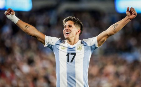 Giuliano Simeone Scores First-Ever Goal for Argentina Against Brazil
