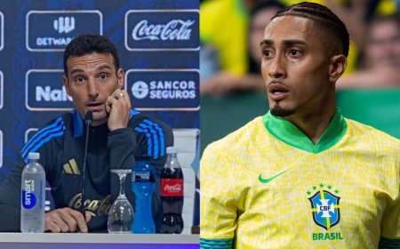 Argentina coach Lionel Scaloni has extended an olive branch to Brazilian winger Raphinha following their heated clash.
