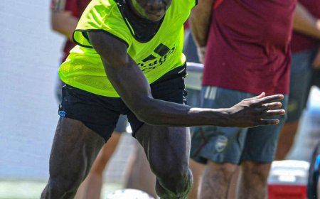 Bukayo Saka Returns to Arsenal Training Ahead of UCL Clash Against Real Madrid