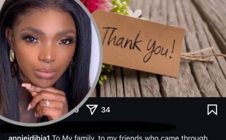 Annie Idibia Reverts to Maiden Name, Shares Gratitude Post