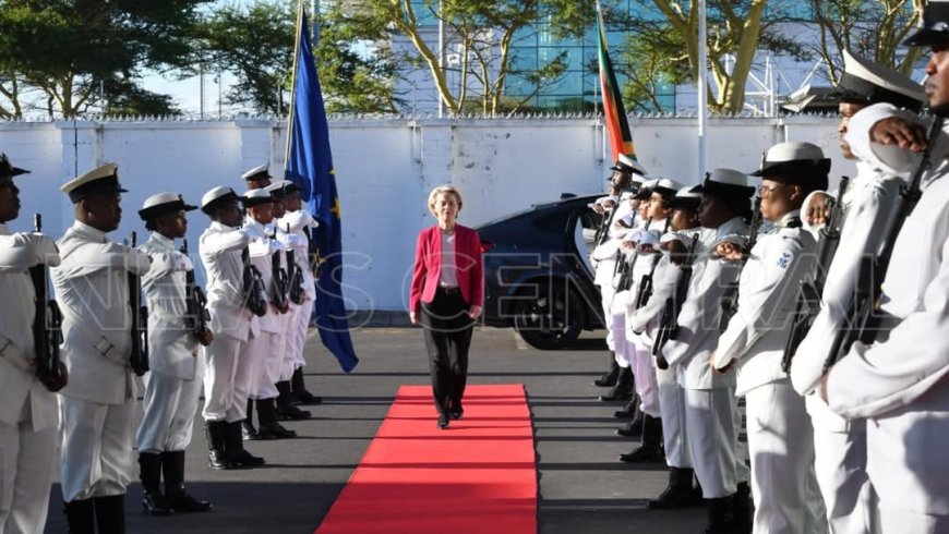 EU Commission President Ursula von der Leyen Arrives in Cape Town for Summit