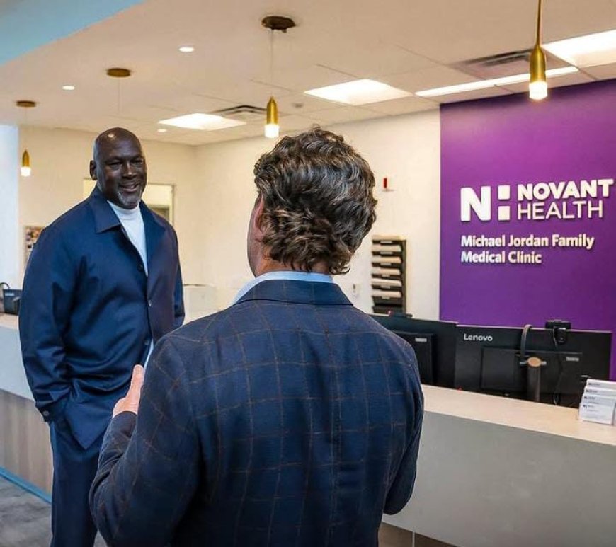 Michael Jordan Opens Fourth Free Health Clinic for Uninsured Families