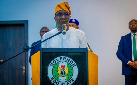 Edo Governor Launches Support for Tinubu’s 2027 Reelection, Welcomes Lawmaker from PDP