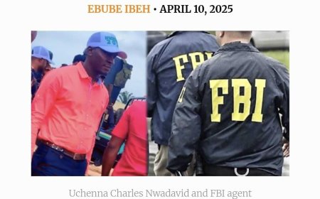 FBI Arrests Nigerian Businessman Uchenna Nwadavid Over Alleged $2.5M Online Fraud Scheme