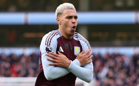 Pep Guardiola Applauds Morgan Rogers’ Rise at Aston Villa: “We Always Saw His Potential”