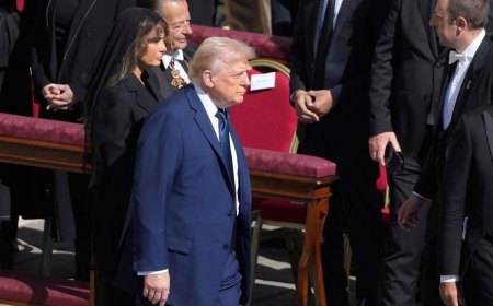 Donald Trump Faces Backlash for Bright Blue Suit at Pope Francis’ Funeral