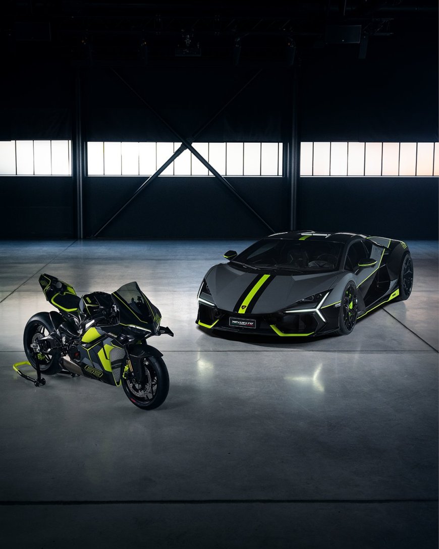 Lamborghini and Ducati Unveil the Exclusive Panigale V4 S at Milano Design Week 2025