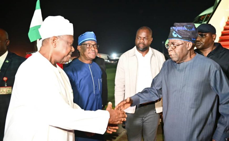 President Tinubu Returns to Abuja After European Visit