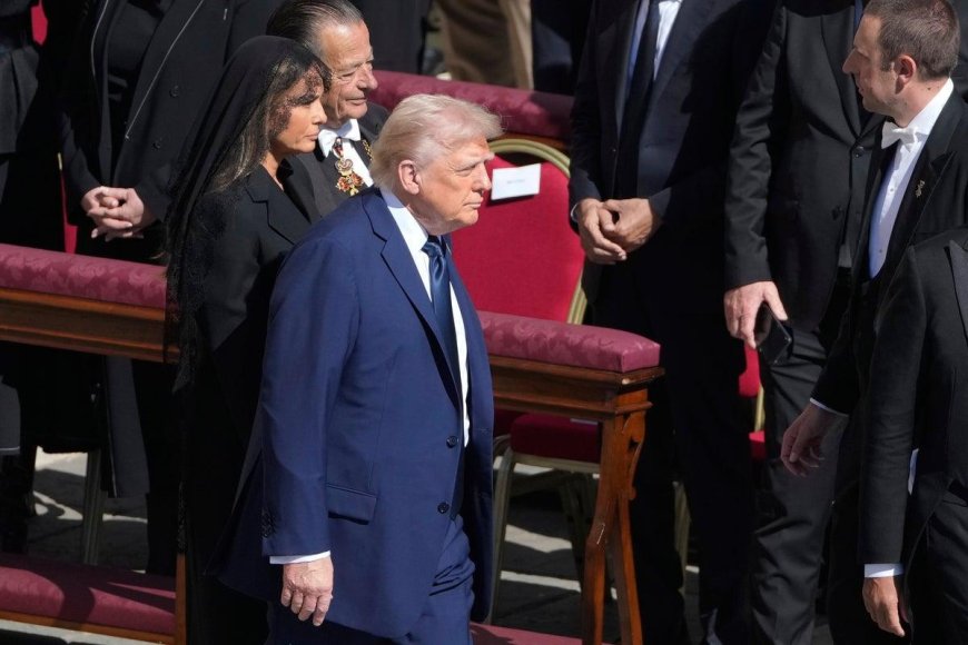 Donald Trump Faces Backlash for Bright Blue Suit at Pope Francis’ Funeral