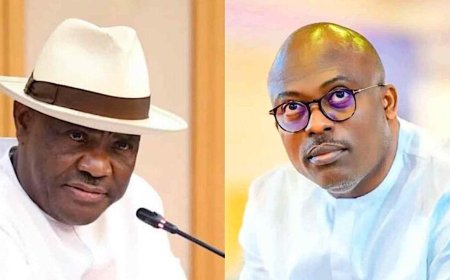 Suspended Rivers Governor Fubara Seeks Reconciliation with Wike in Emotional Meeting